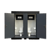 Portable prefab toilet unit (dual)