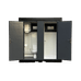 Portable prefab toilet & shower unit (dual)