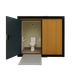 Portable prefab handicap toilet