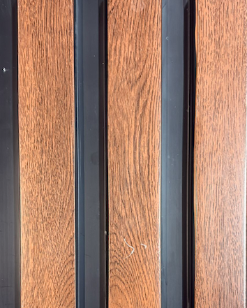 Mahogany PVC wood look